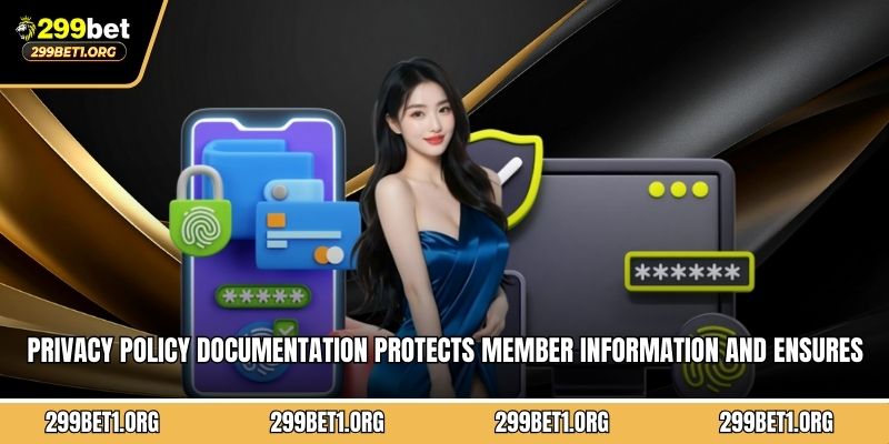Privacy policy documentation protects member information and ensures secure transactions