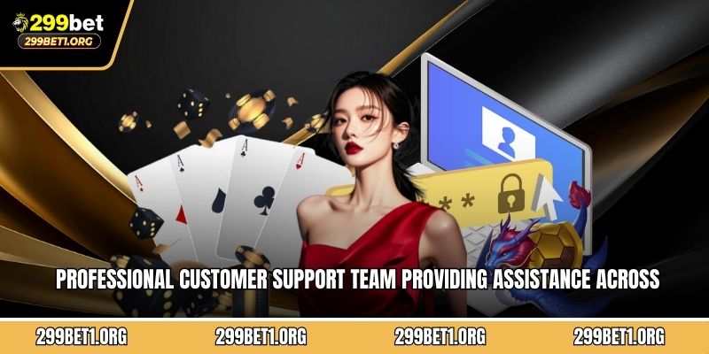 Professional customer support team providing assistance across