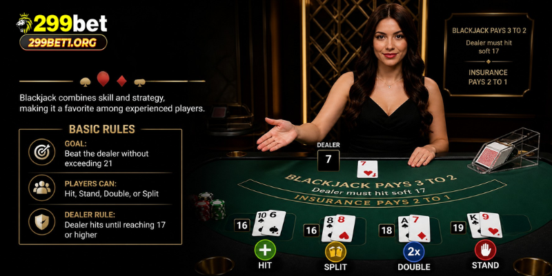 Blackjack combines skill and strategy, making it a favorite among experienced players.