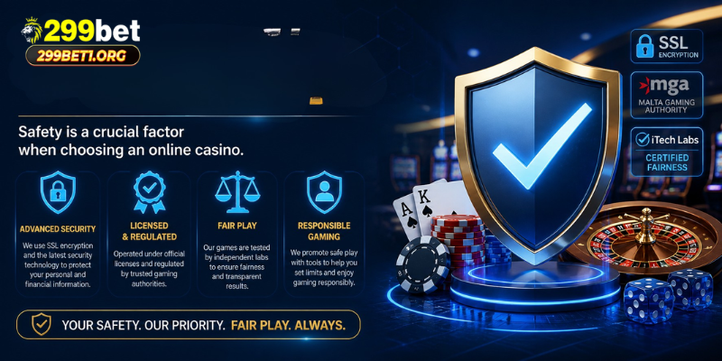 Safety is a crucial factor when choosing an online casino.