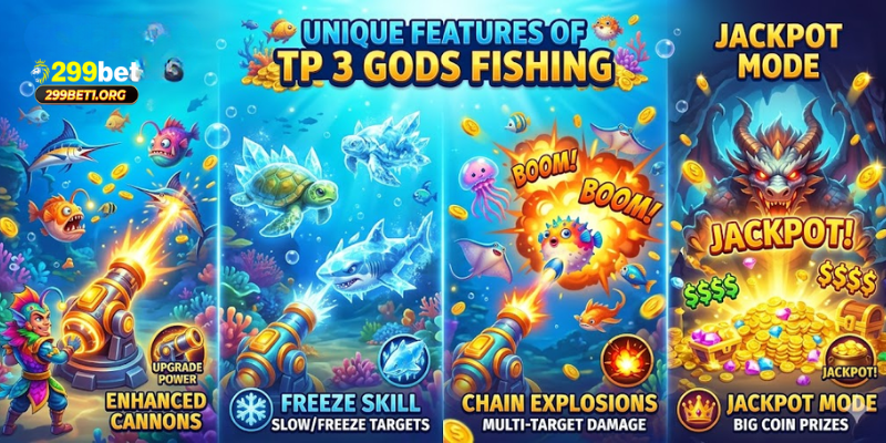 Unique Features of TP 3 Gods Fishing