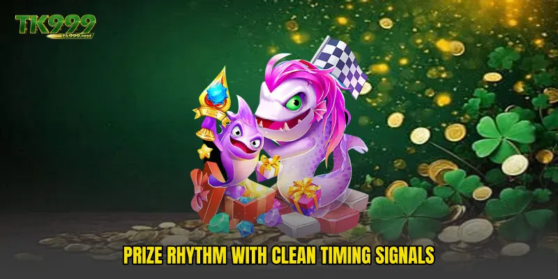 Prize rhythm with clean timing signals
